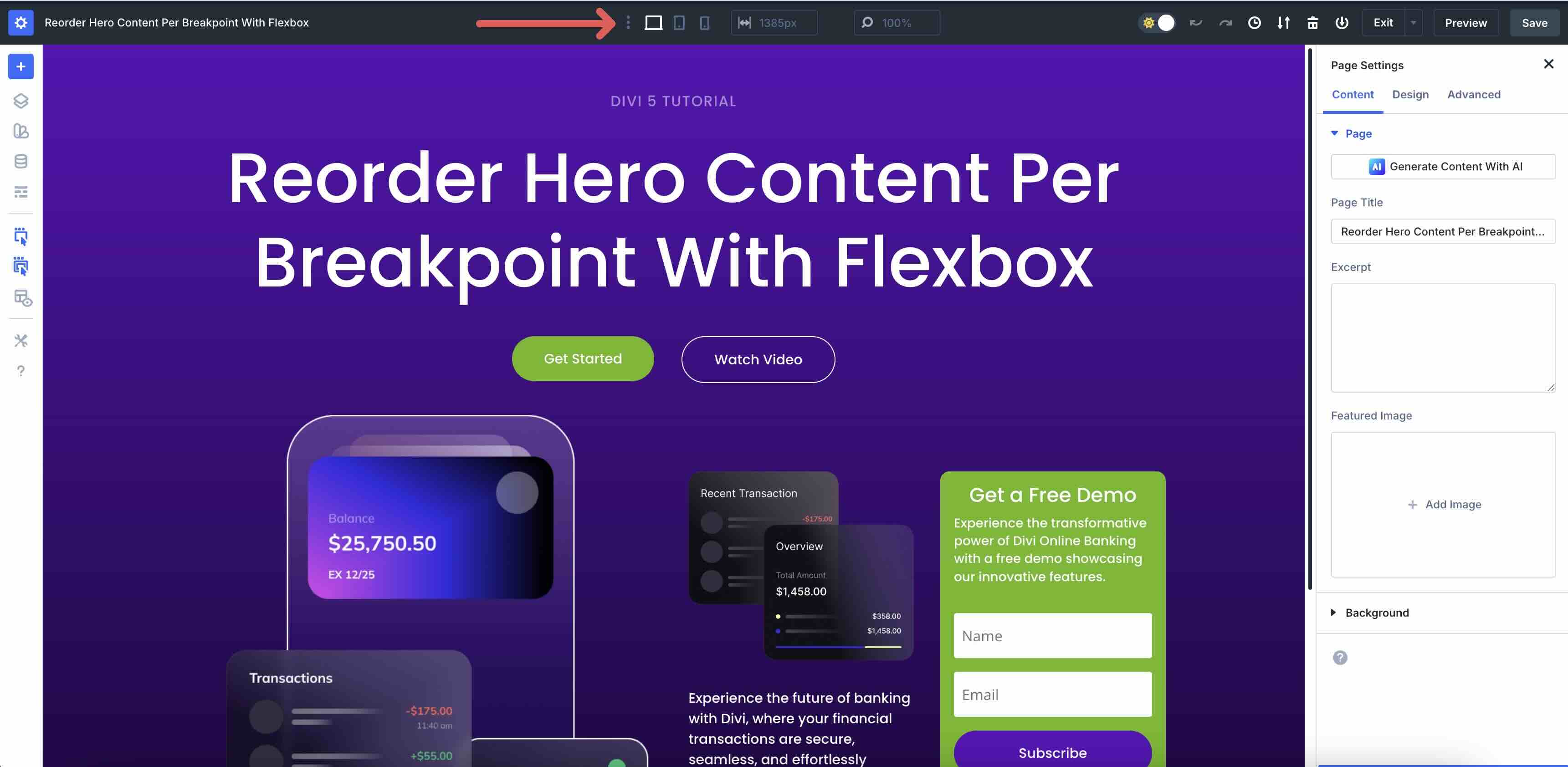 enable customizable responsive breakpoints