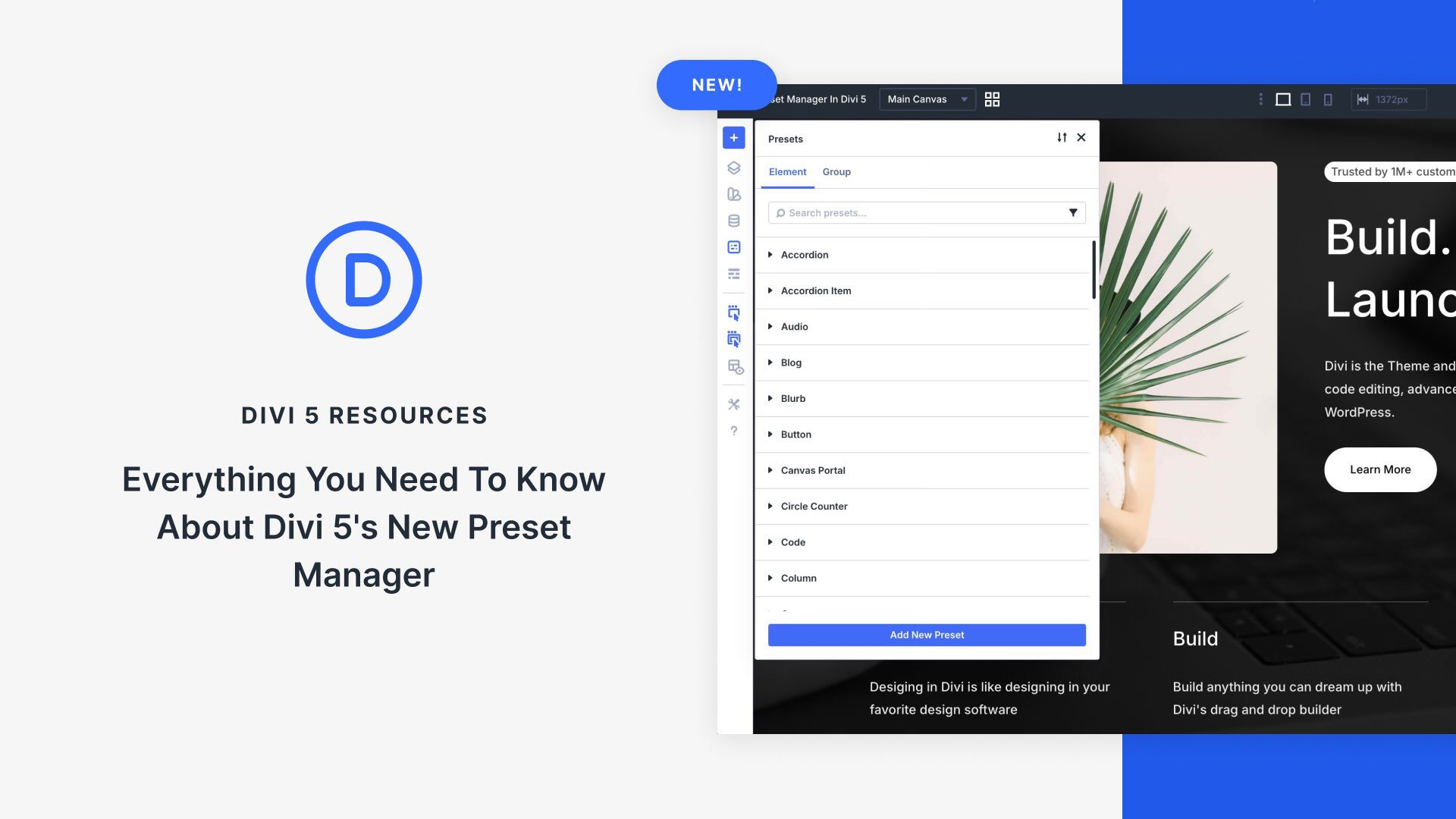 Everything You Need To Know About Divi 5’s New Preset Manager
