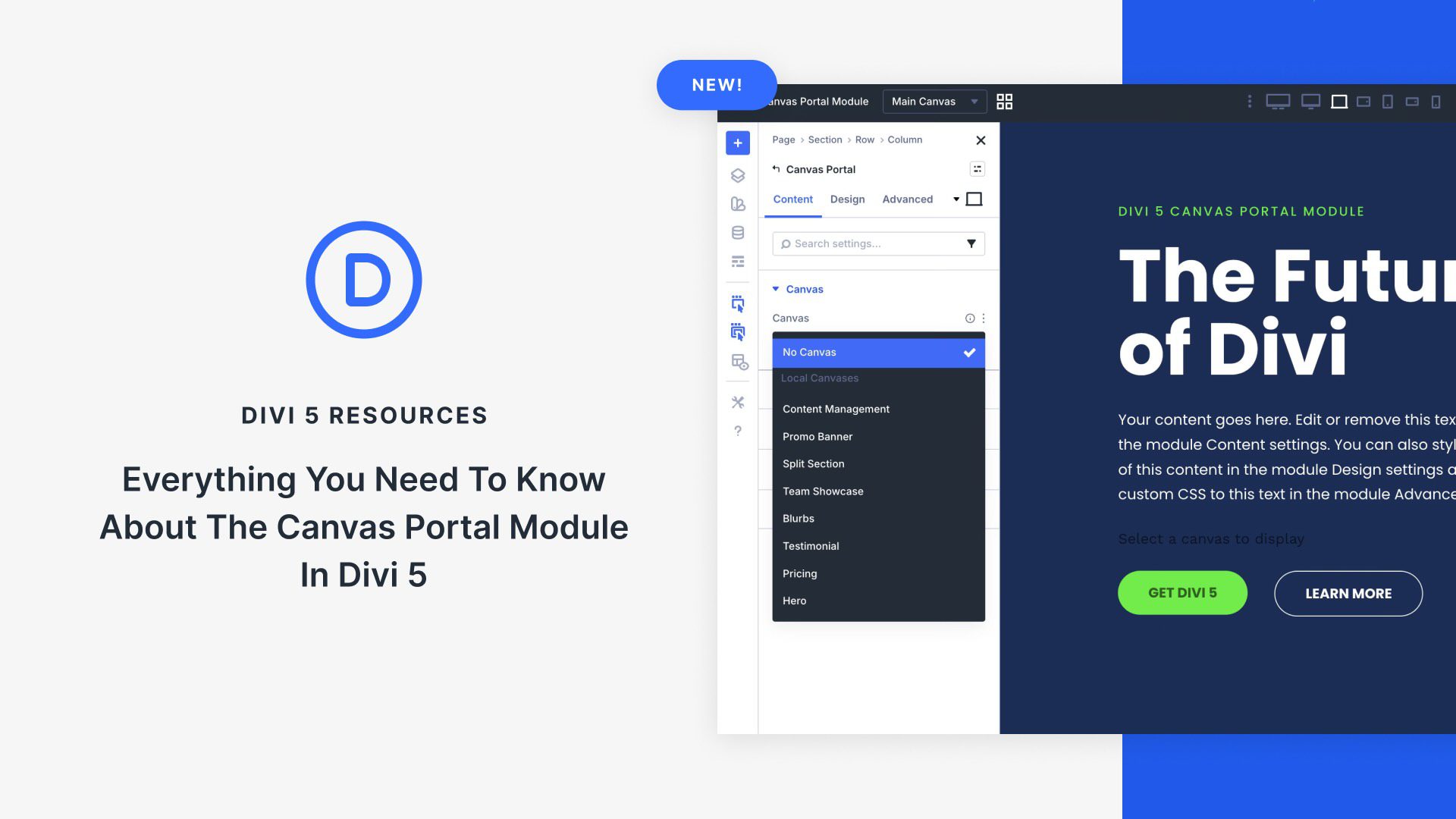 Everything You Need To Know About The Canvas Portal Module In Divi 5