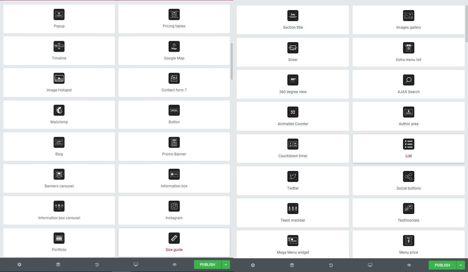 WoodMart Elementor Widgets