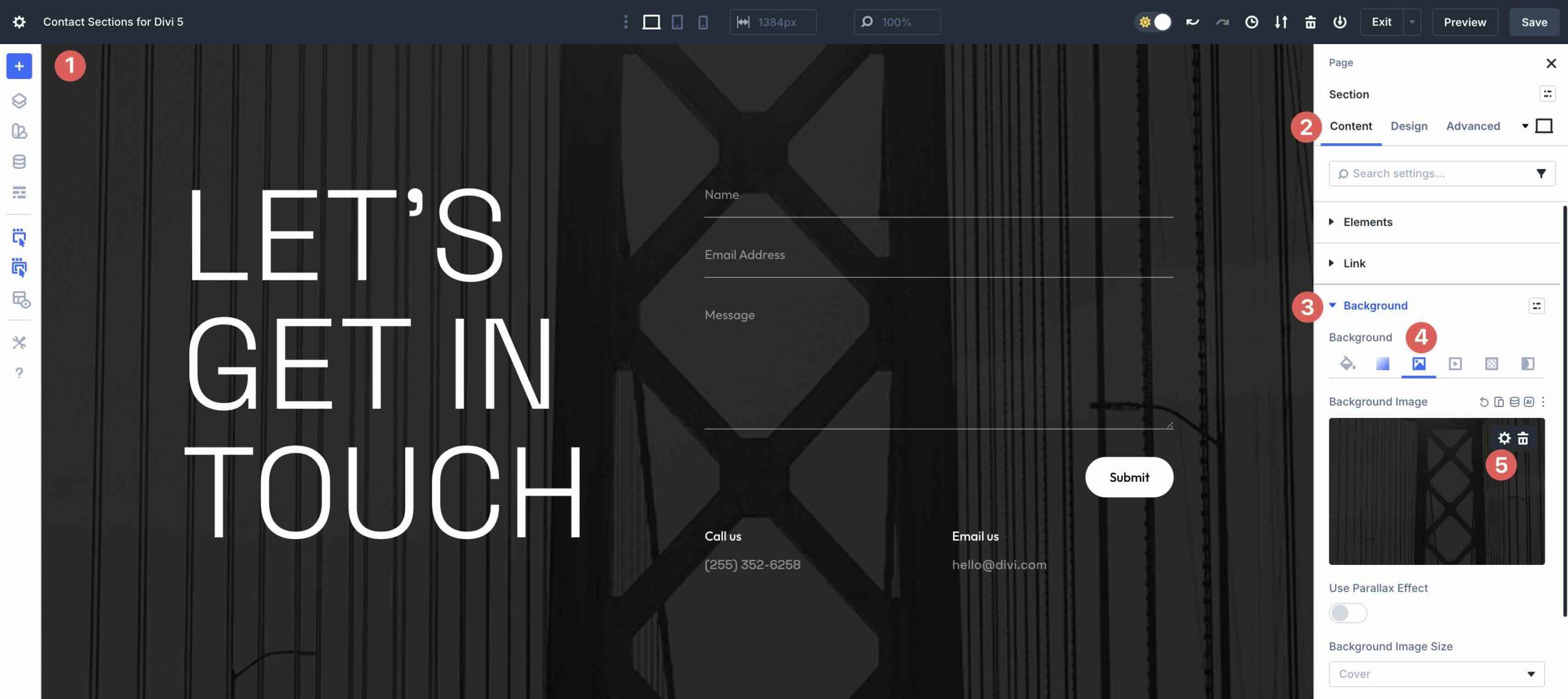 change background image