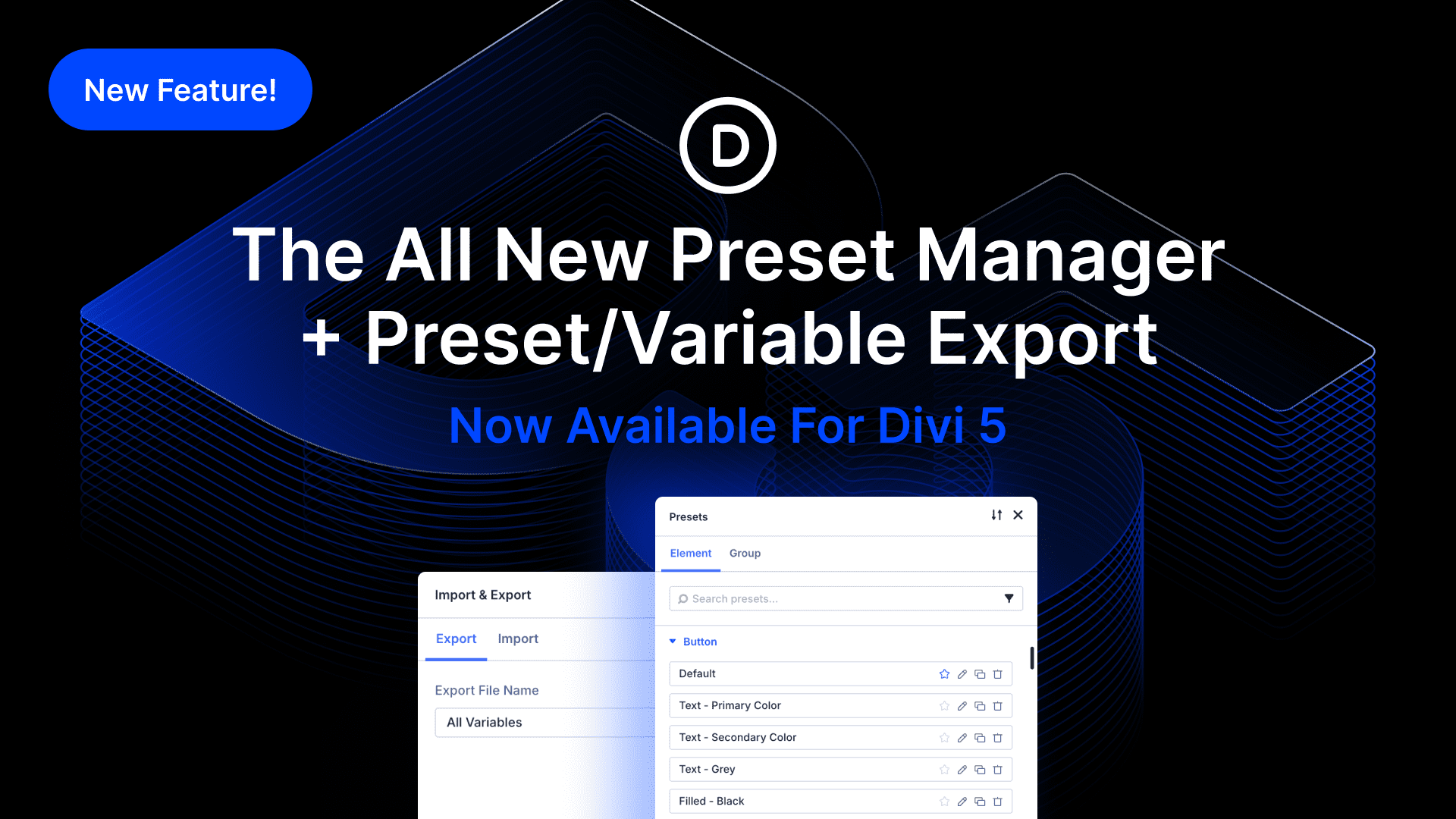 Preset Manager, Preset Preview + Preset/Variable Export!