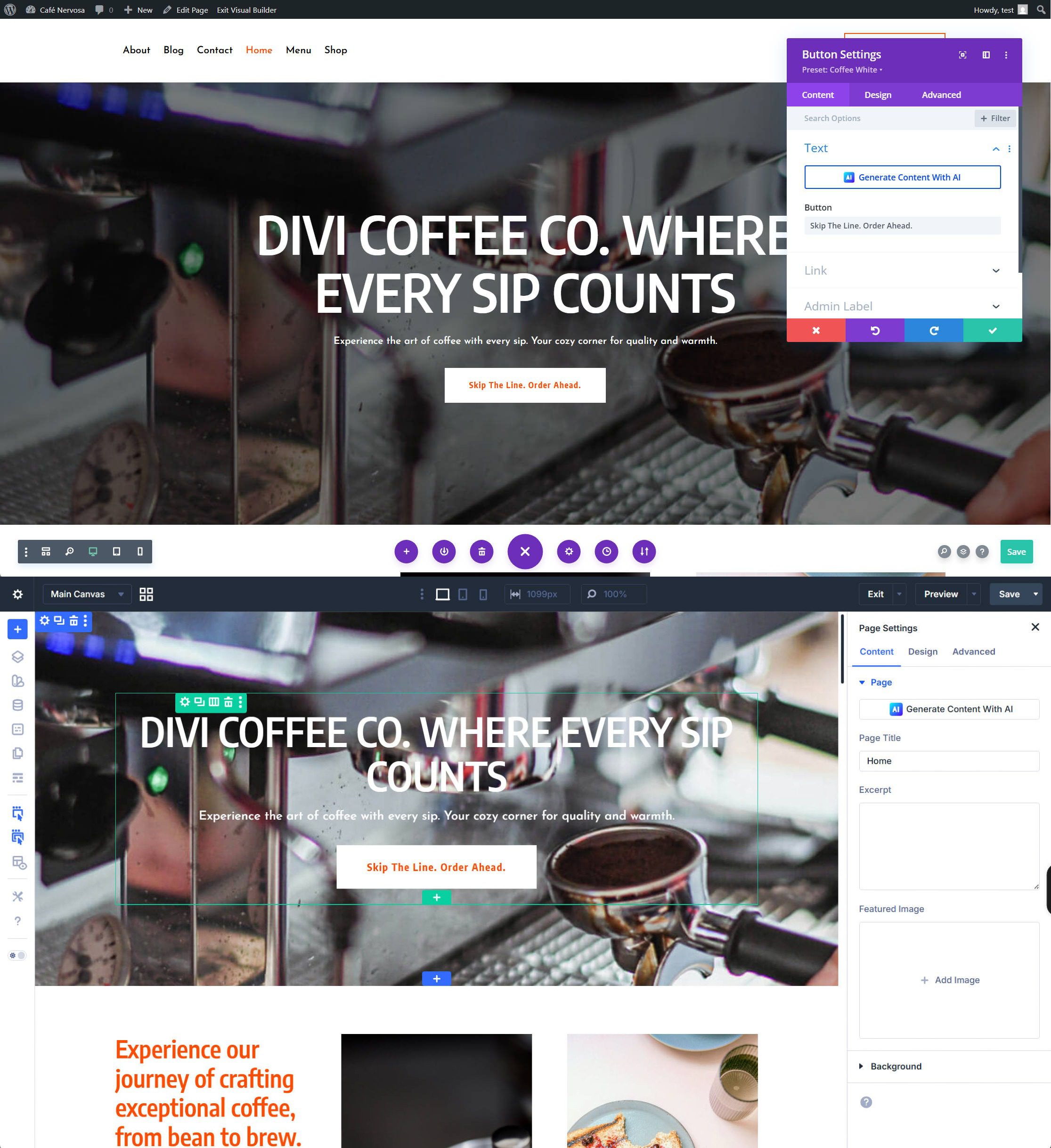 Comparing Divi 4 to Divi 5's UI