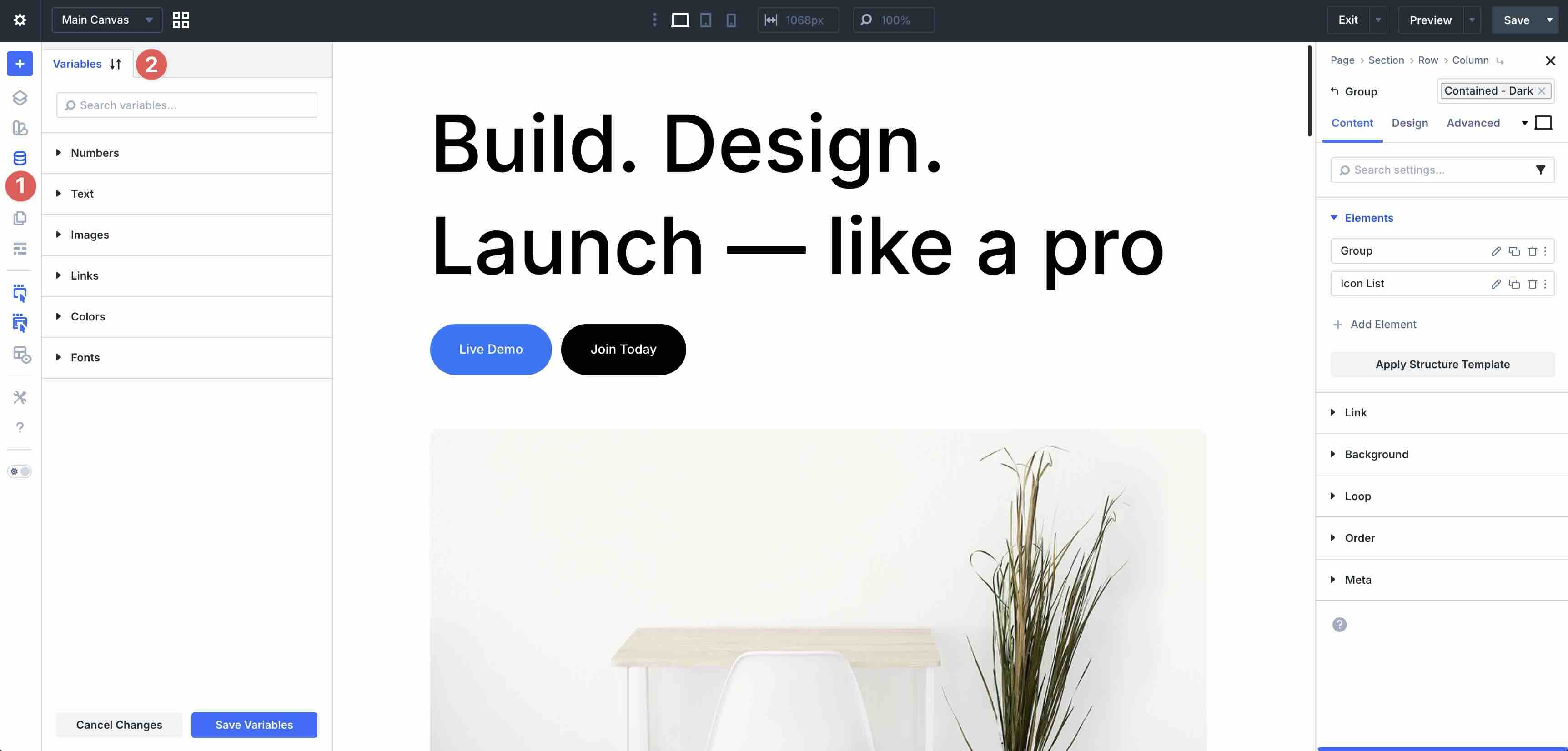 Variable Manager in Divi 5