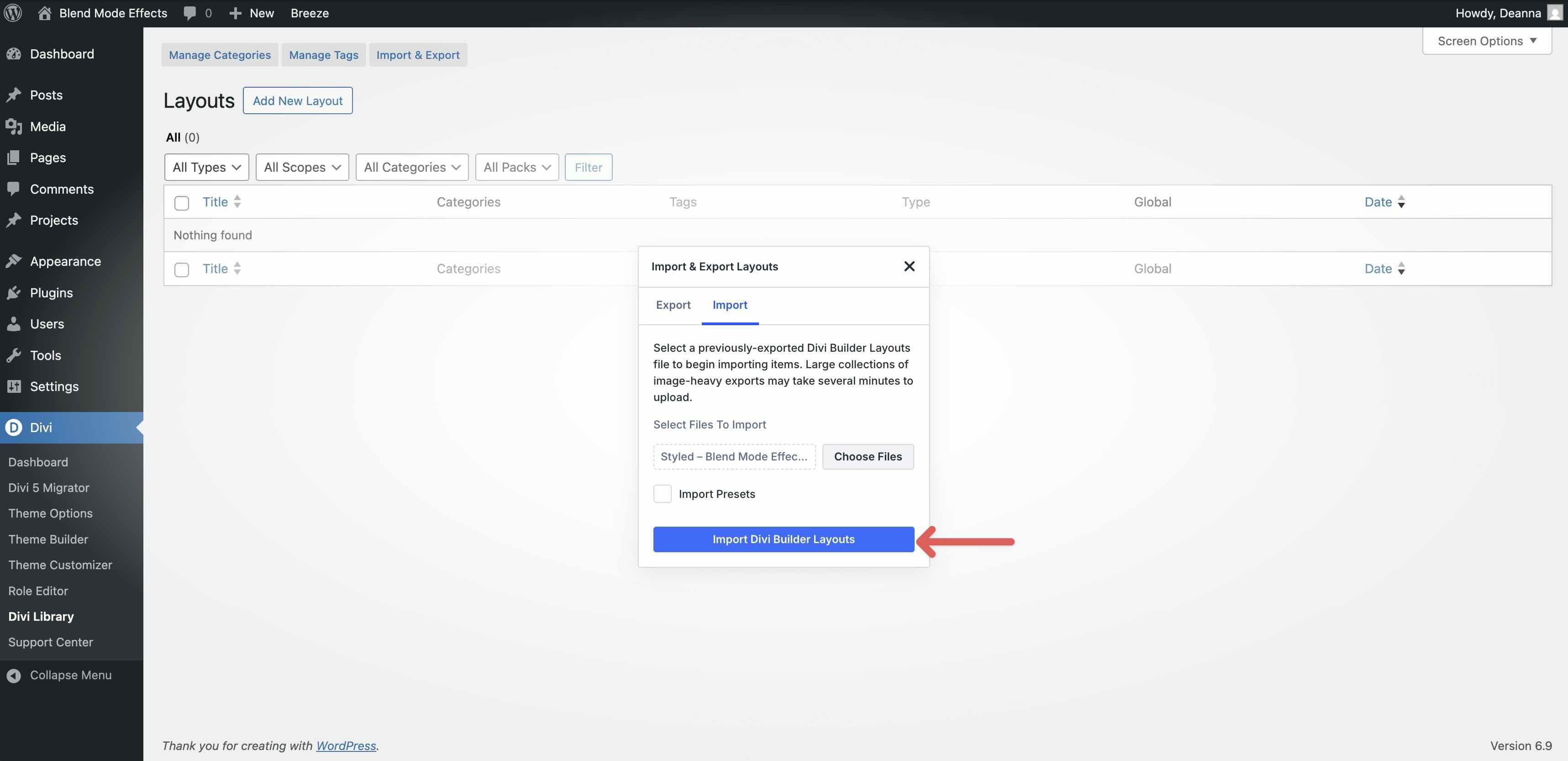 Blend Mode Effects For Divi 5