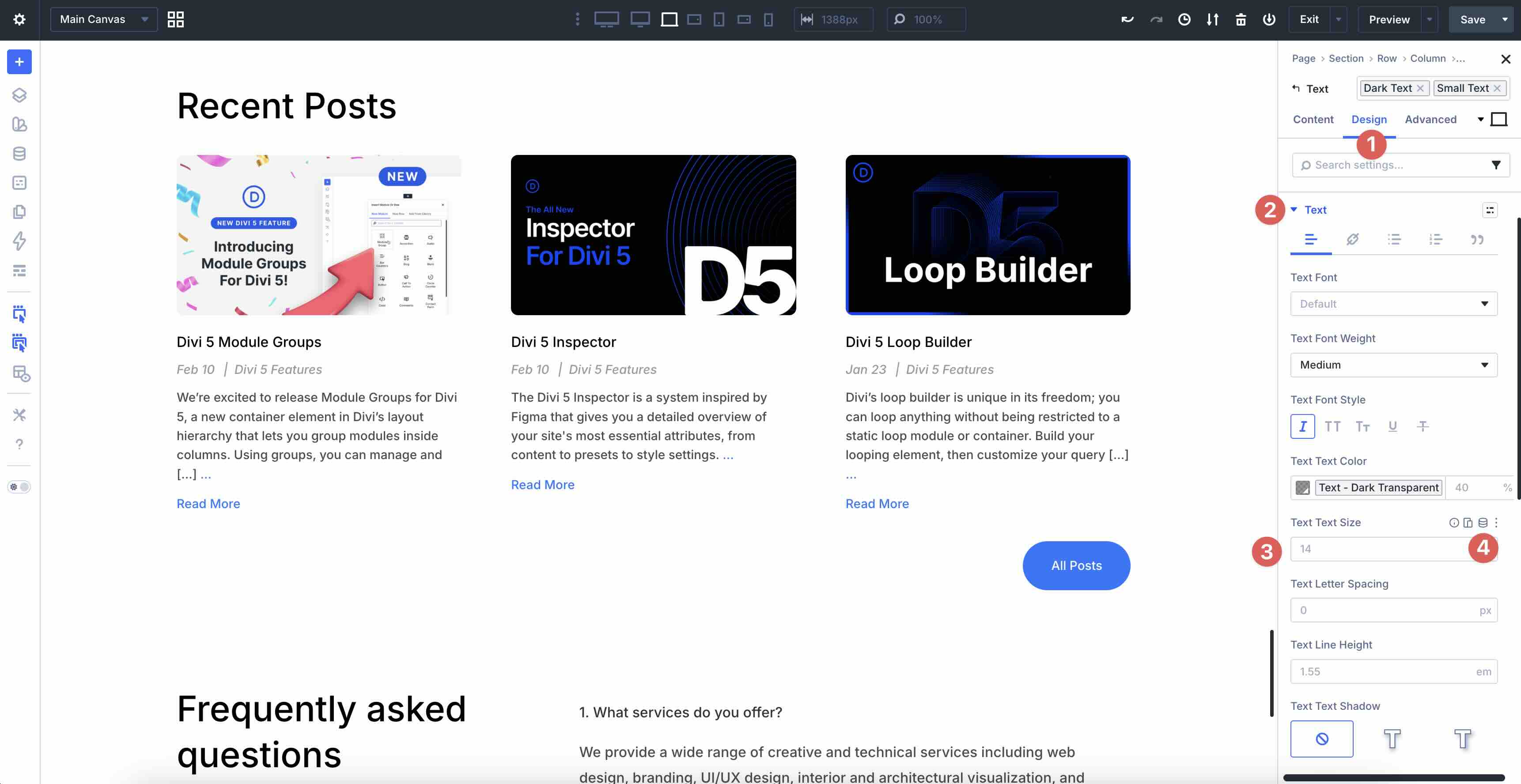 reveal dynamic content