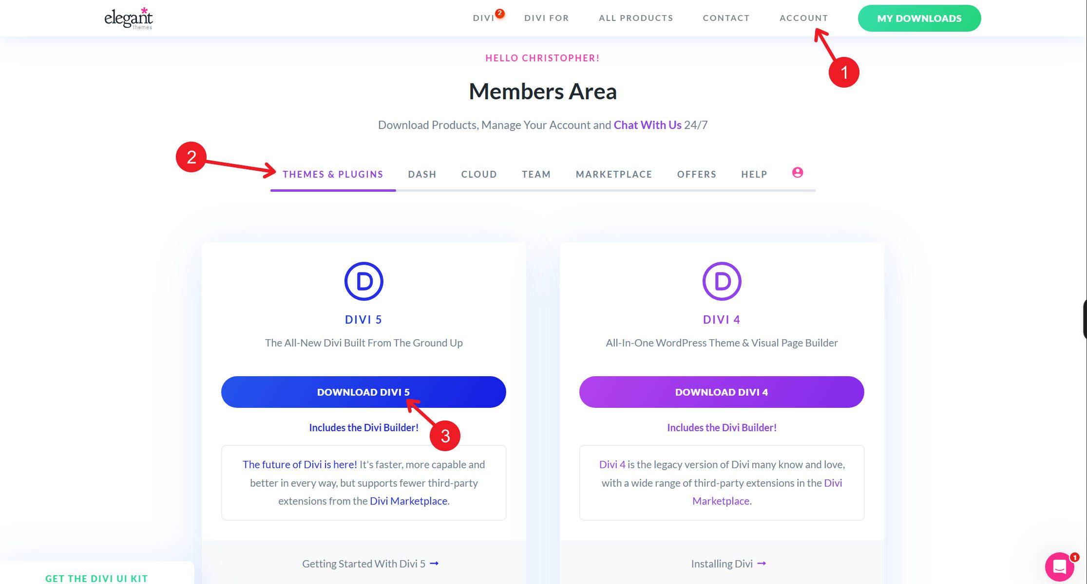 Divi 5 Members Area Download