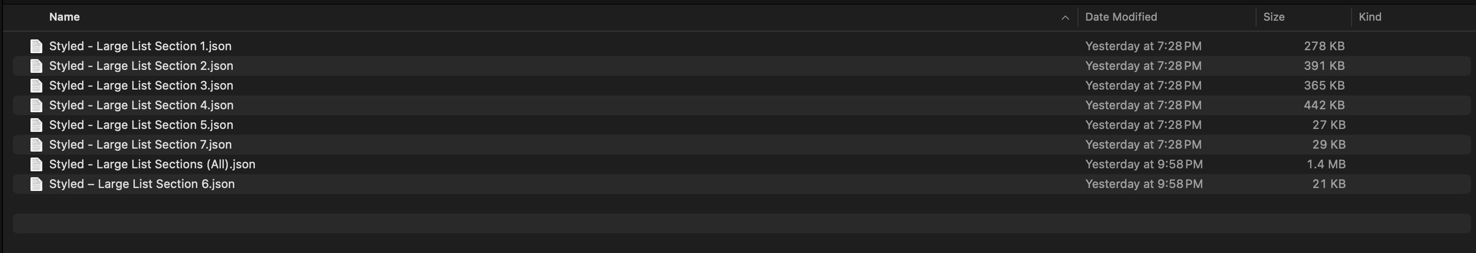 Large List Sections For Divi 5