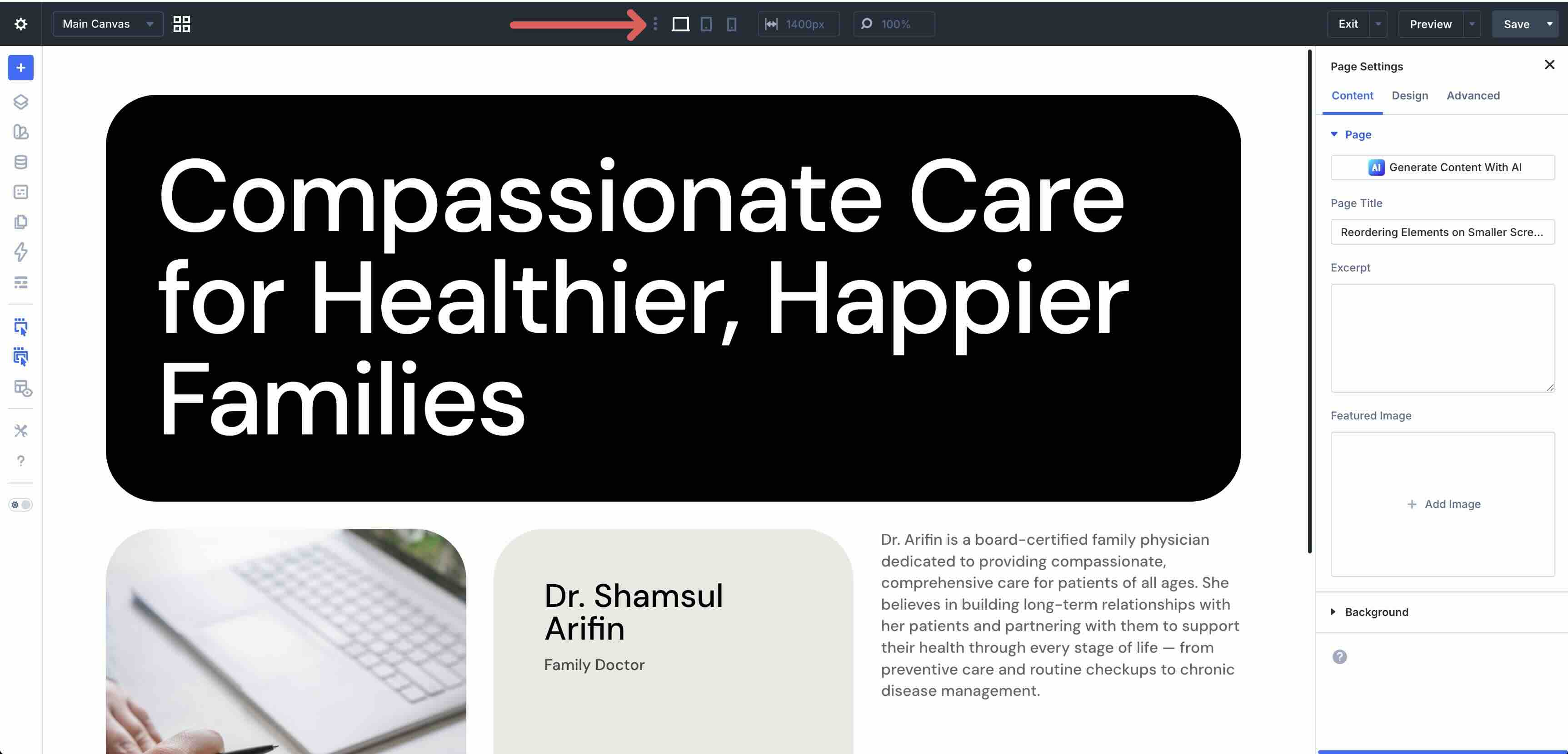 customizable reponsive breakpoints in Divi 5
