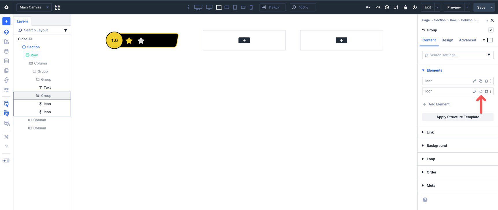 Duplicating items in Divi 5