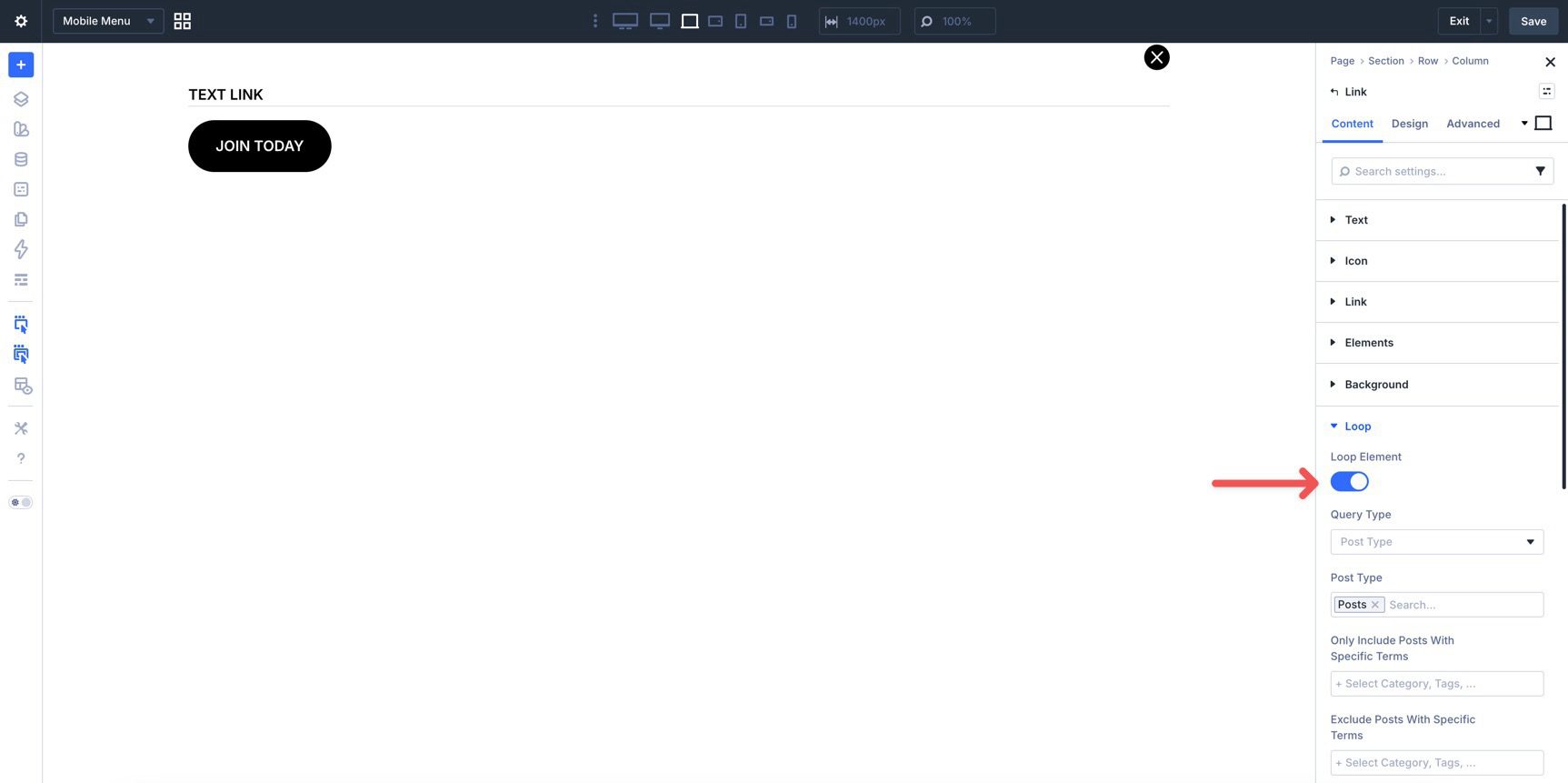 Loop Builder in Divi 5