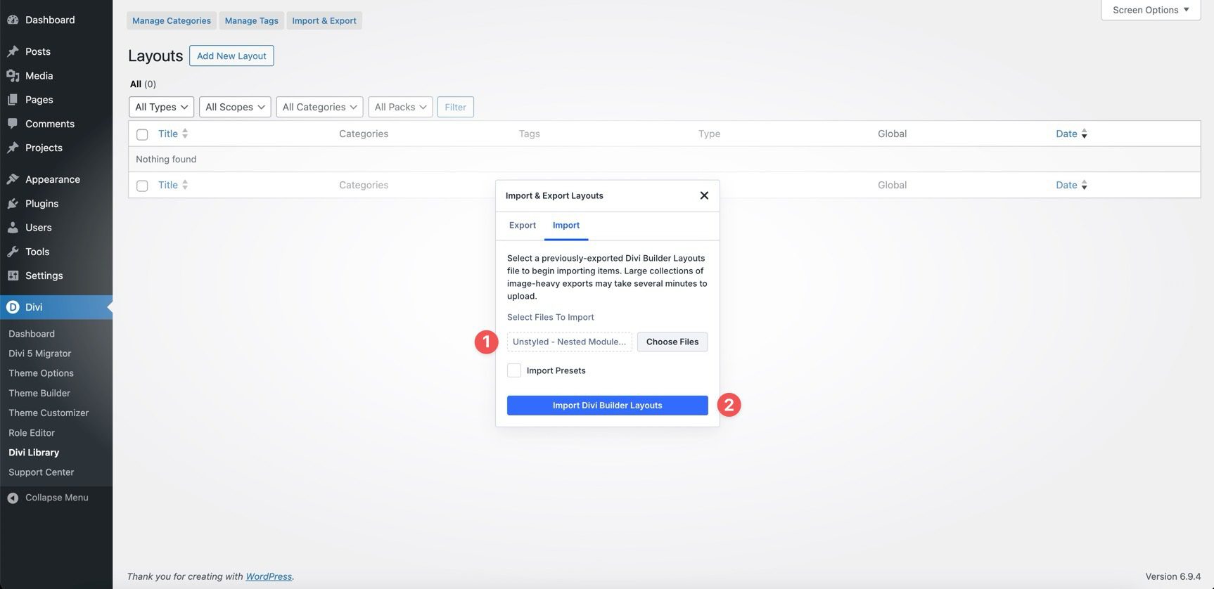 Nested Sliders For Divi 5