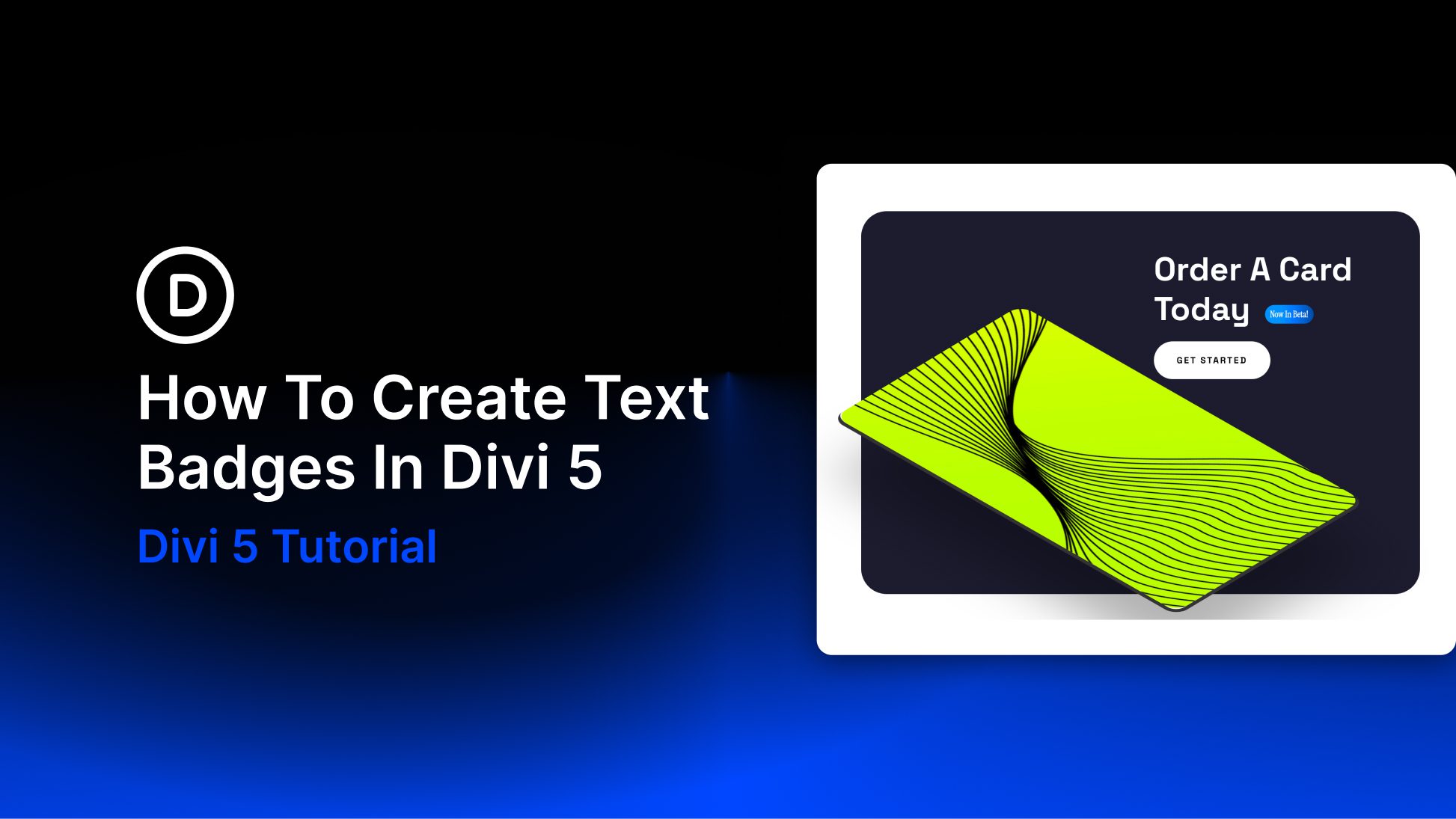 How To Create Text Badges In Divi 5