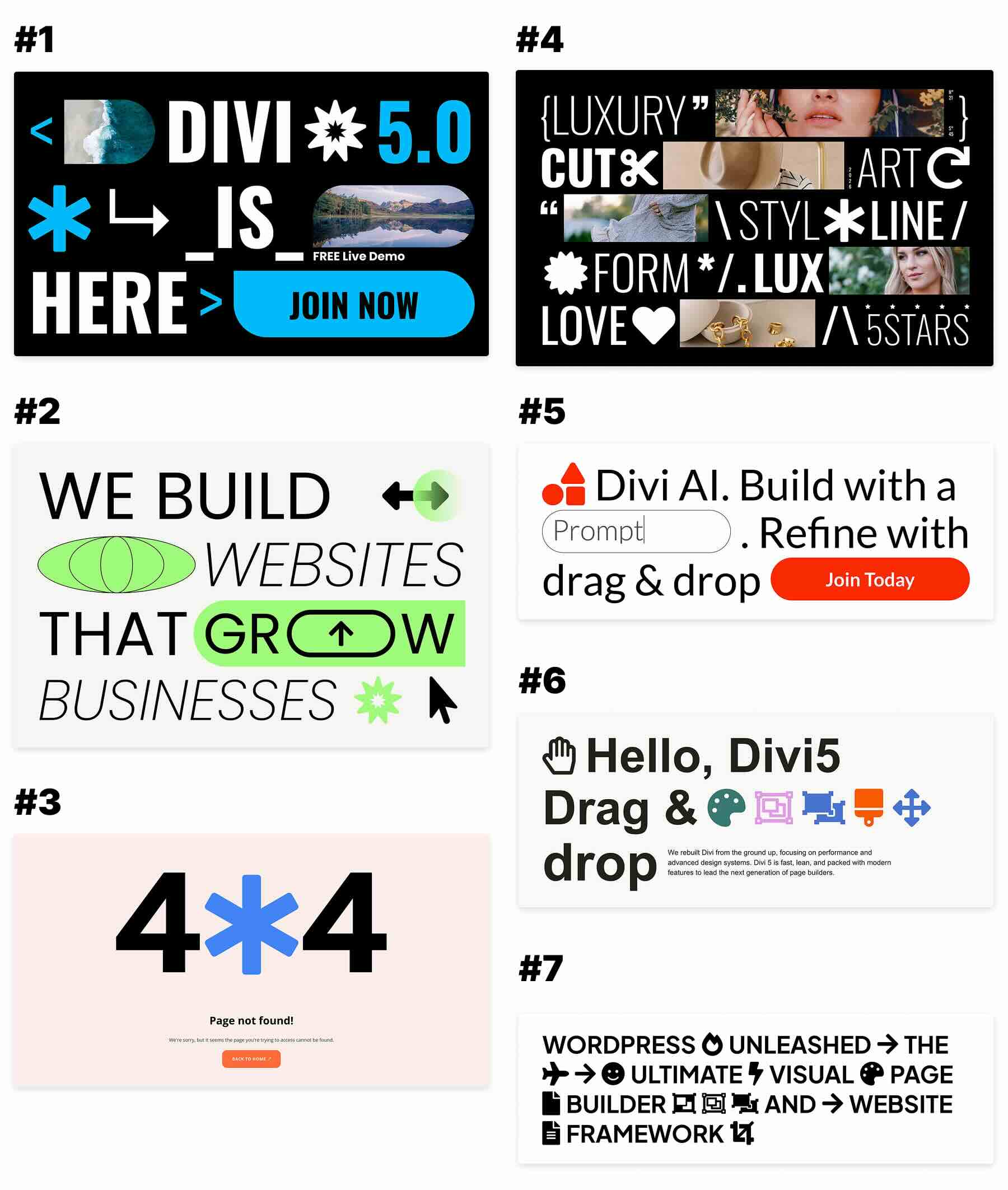 Inline Element Designs For Divi 5