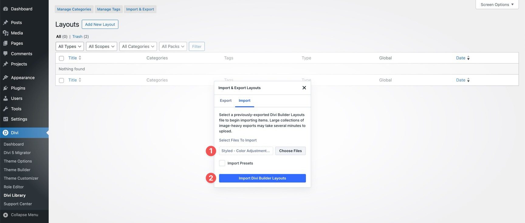 Color Adjustment Sections for Divi 5