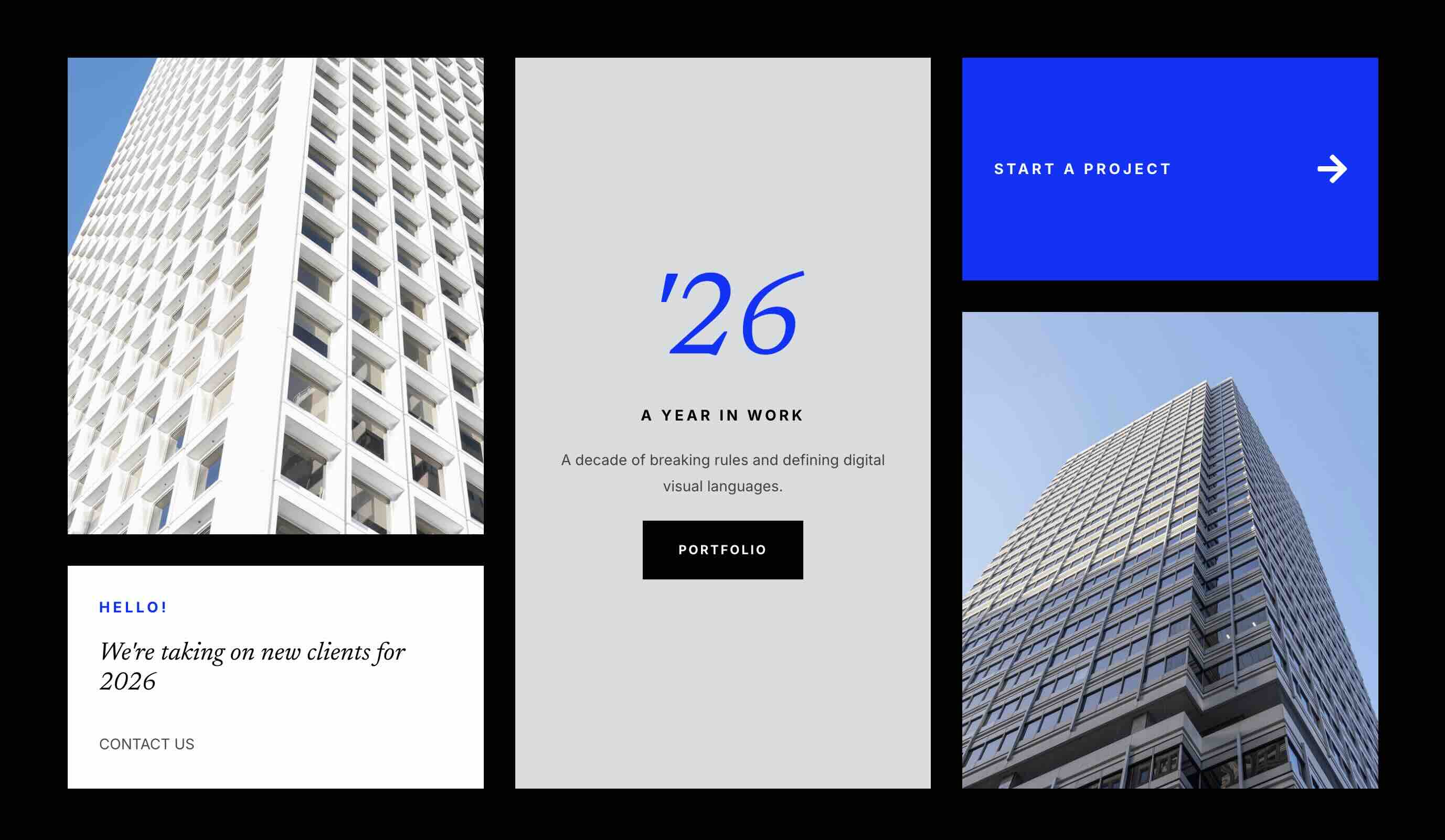 repeat design patterns consistently
