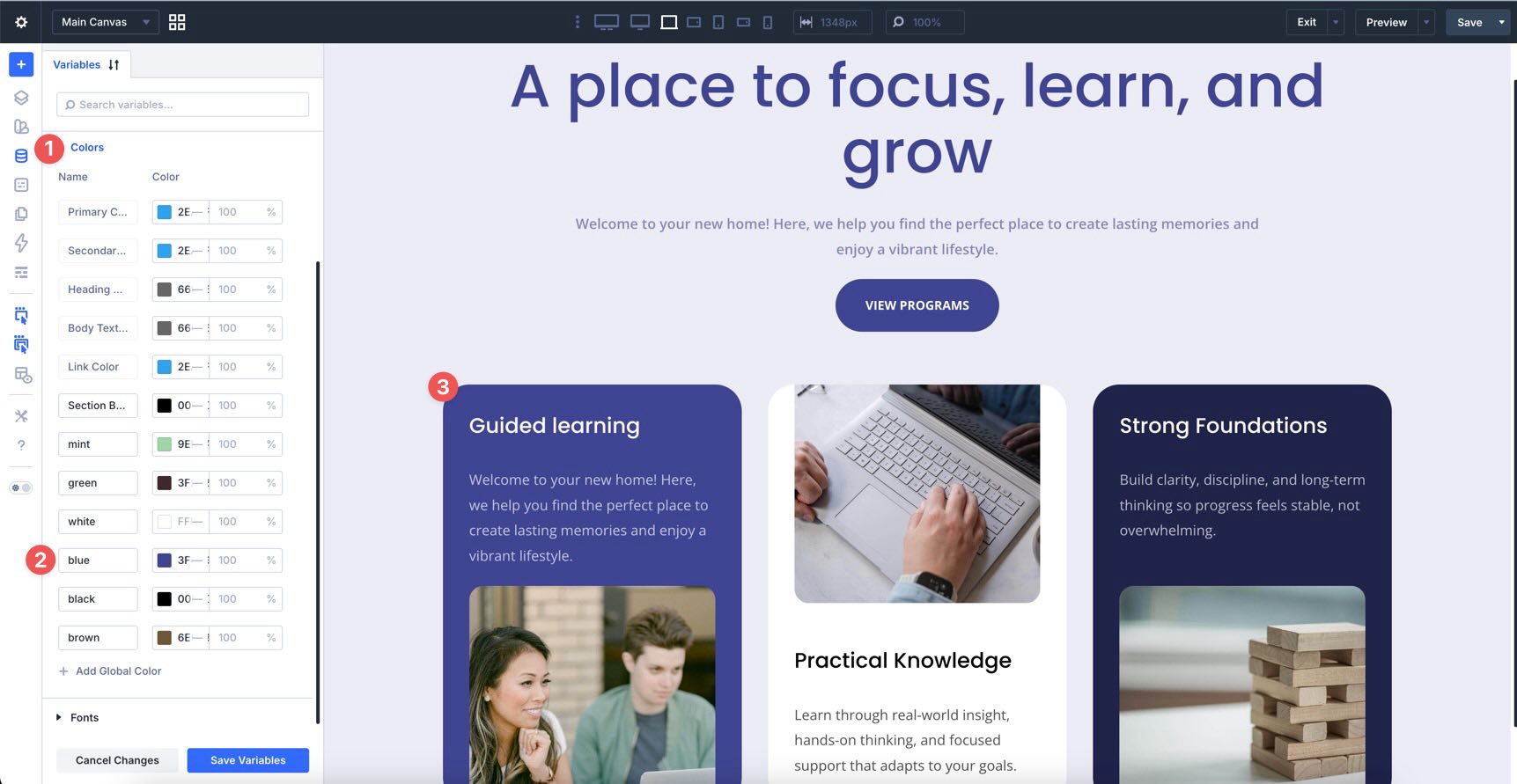 Color Adjustment Sections for Divi 5