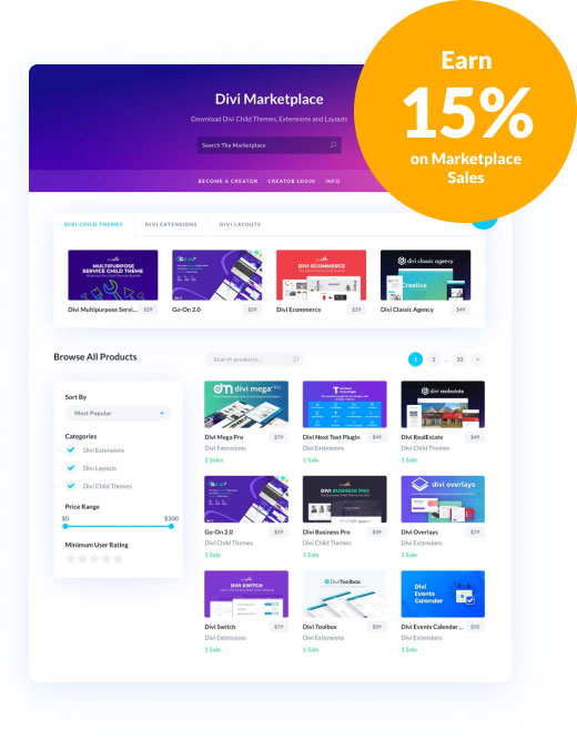 Divi Marketplace Affiliate Program
