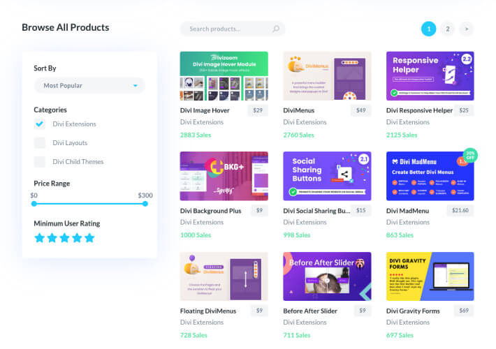 Divi Marketplace Extensions