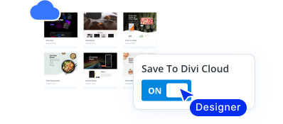 Save to Divi Cloud