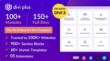 Divi Marketplace Item - Divi Plus