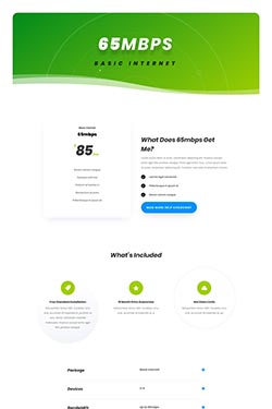 Internet Service Provider Layout Preview