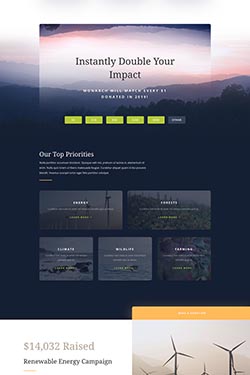 Non-Profit Layout Preview