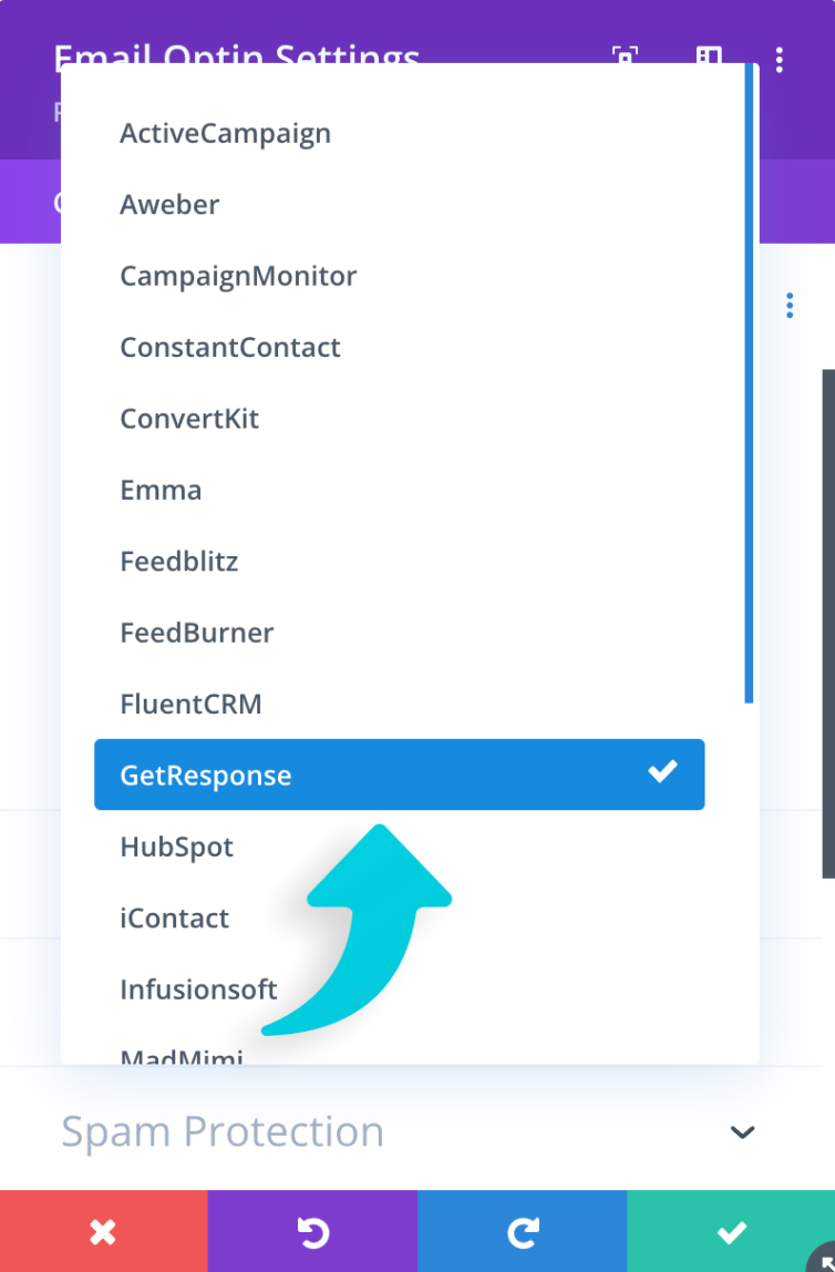 GetResponse Screenshot 2