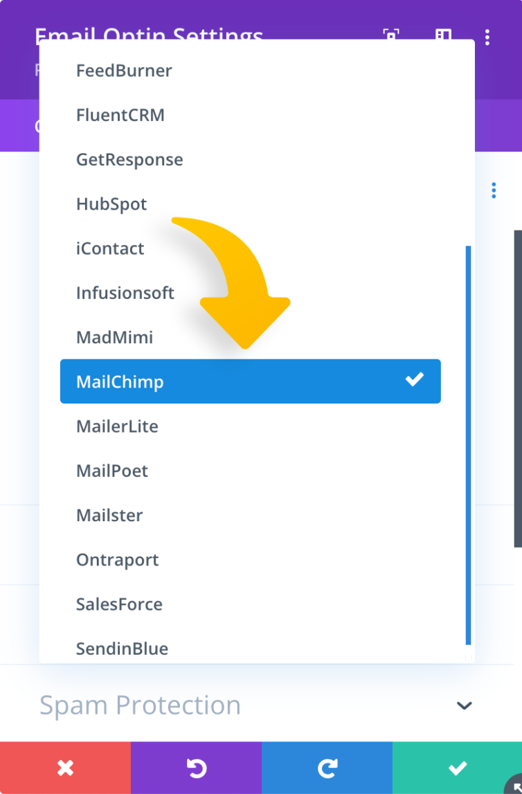 MailChimp Screenshot 2