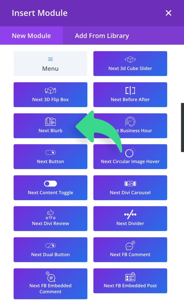 Advanced Blurb Screenshot 1