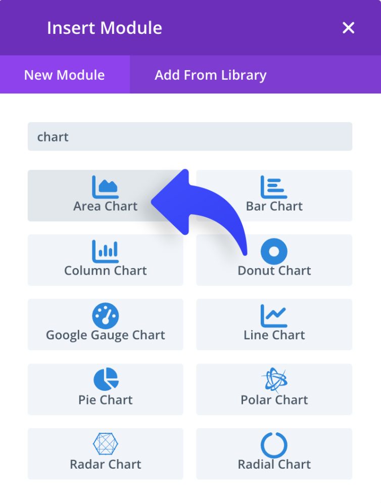 Area Chart Screenshot 1