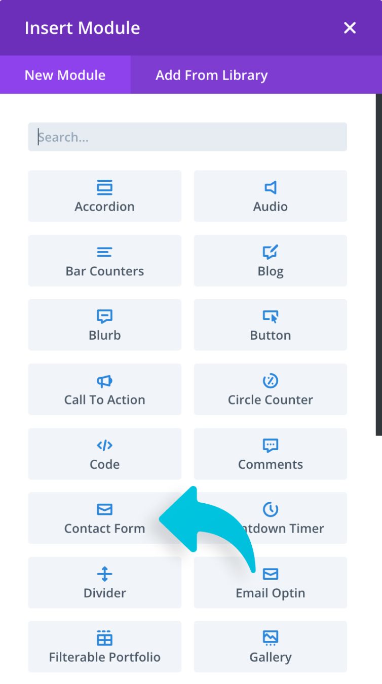 Contact Form Screenshot 1