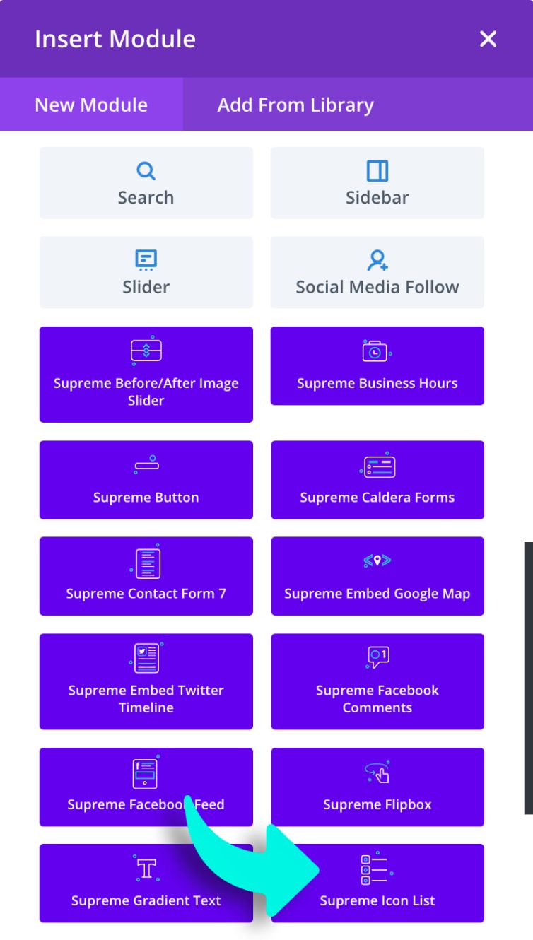 Icon List Screenshot 1