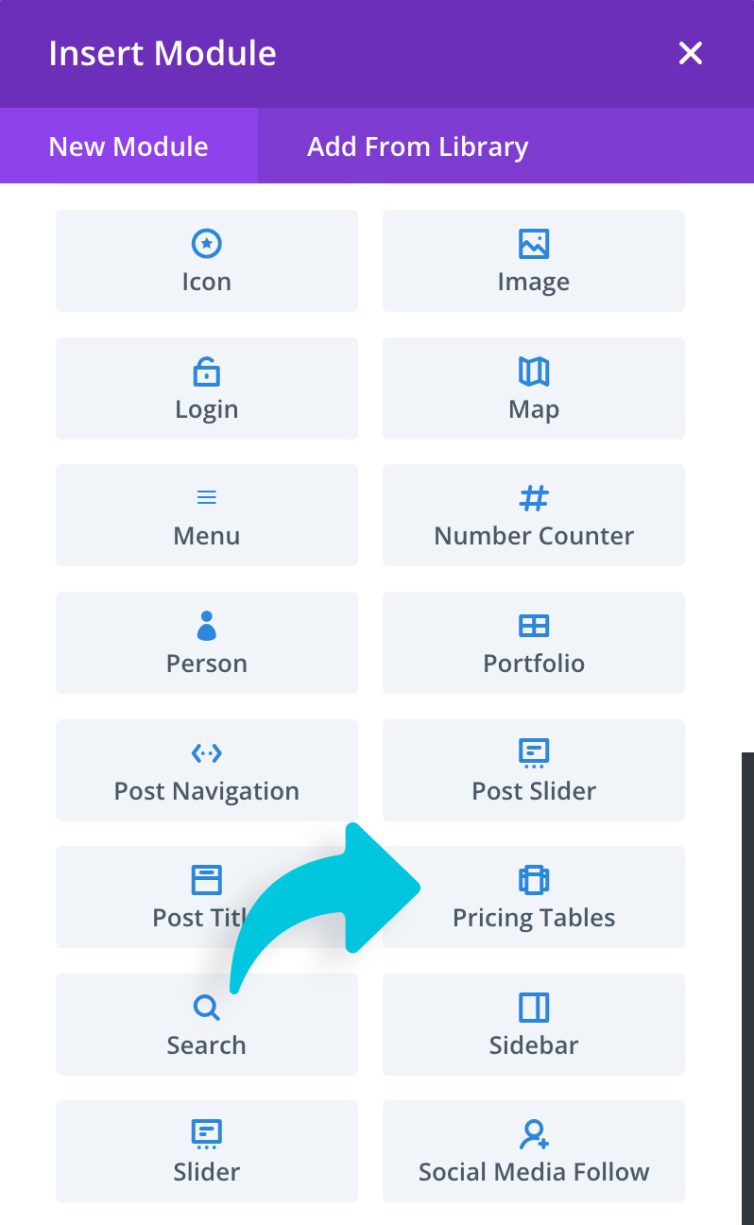 Pricing Tables Screenshot 1