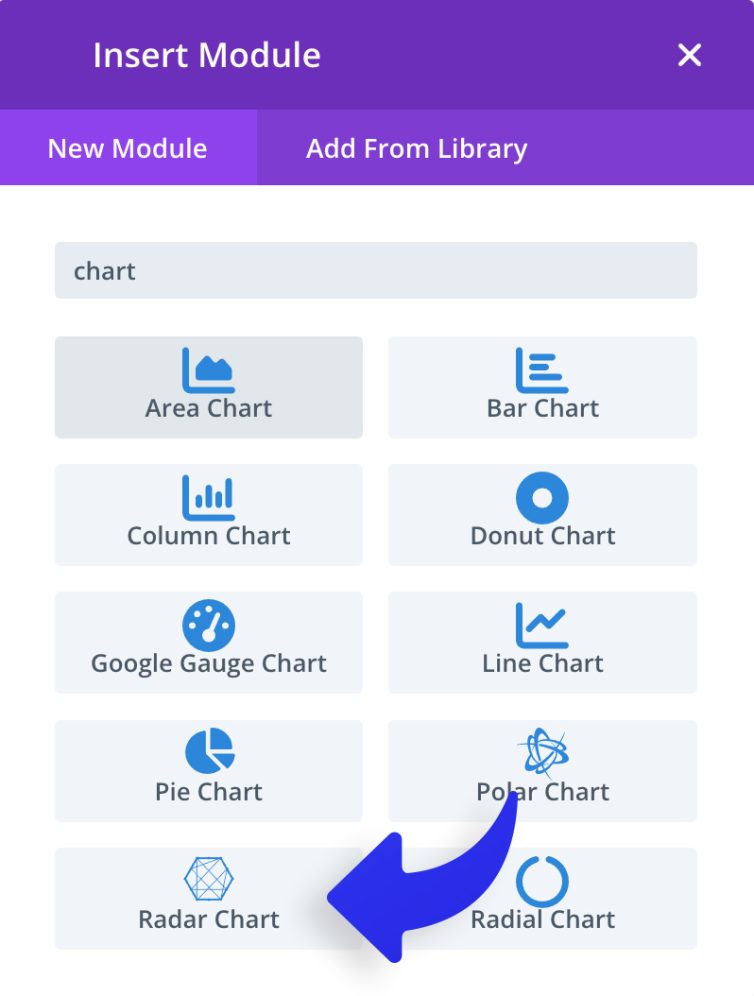 Radar Chart Screenshot 1