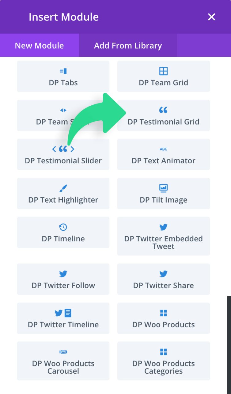 Testimonial Grid Screenshot 1