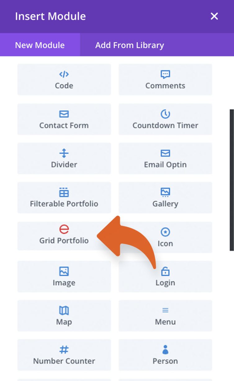 Portfolio Grid Screenshot 1