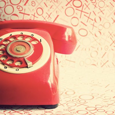Red Rotary Phone